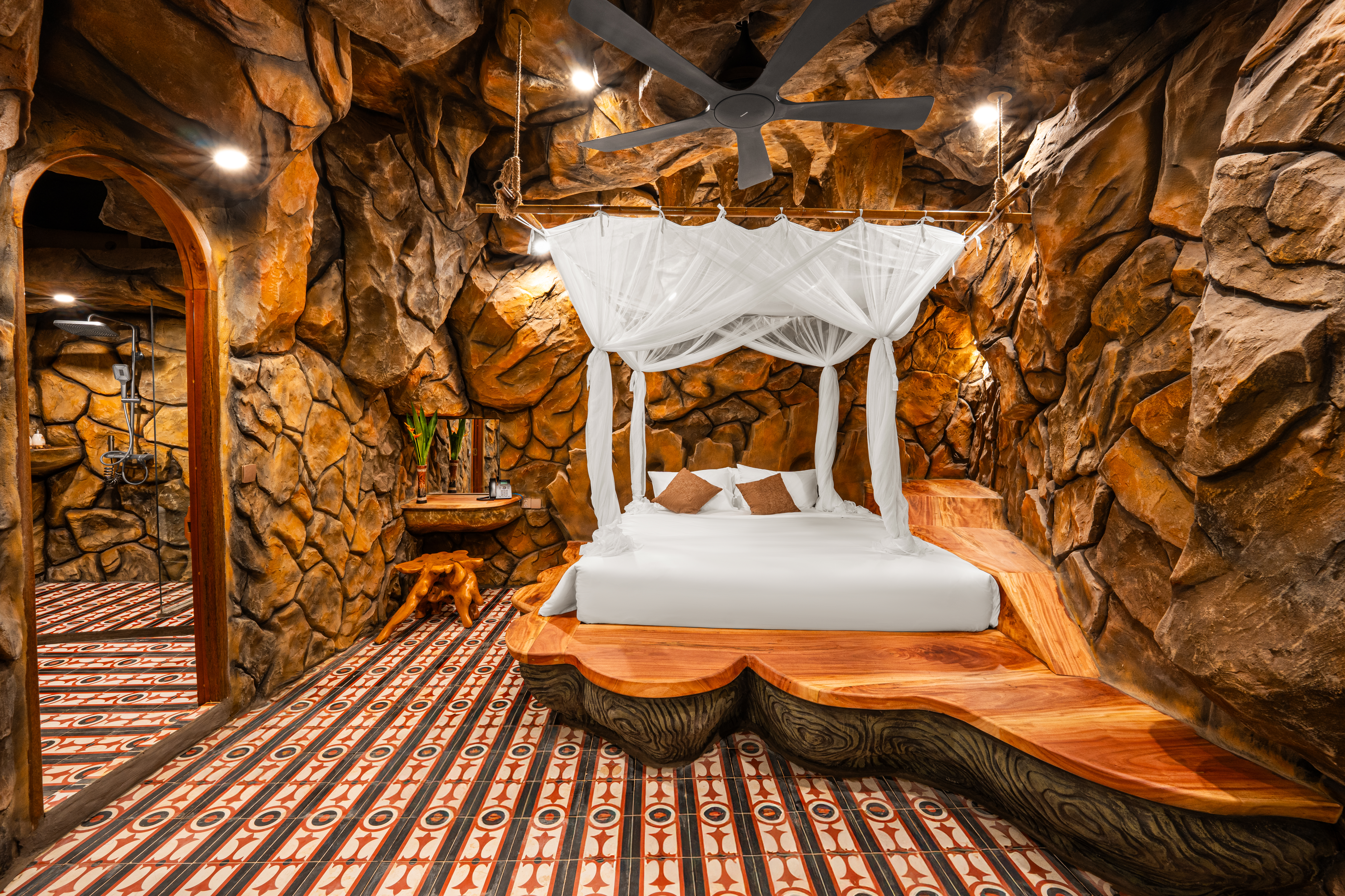 Primeval Stone Cave Room